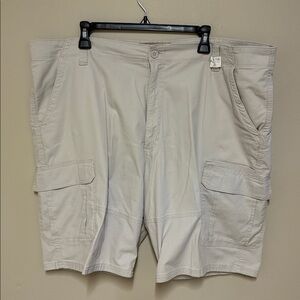 Wrangler Shorts Mens Khaki Outdoor Cargo Shorts